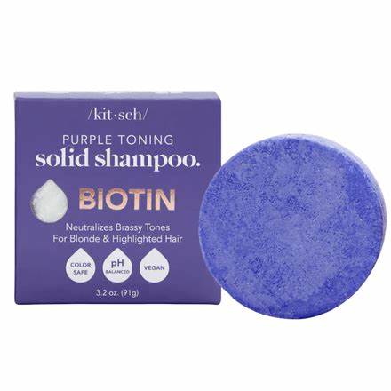 Purple Toning Solid Shampoo