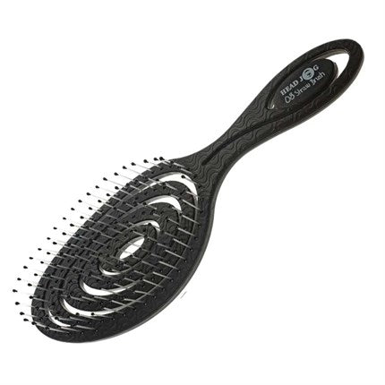 Head Jog Straw Hair Brush - Colours May Vary