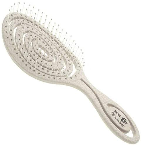 Head Jog Straw Hair Brush - Colours May Vary