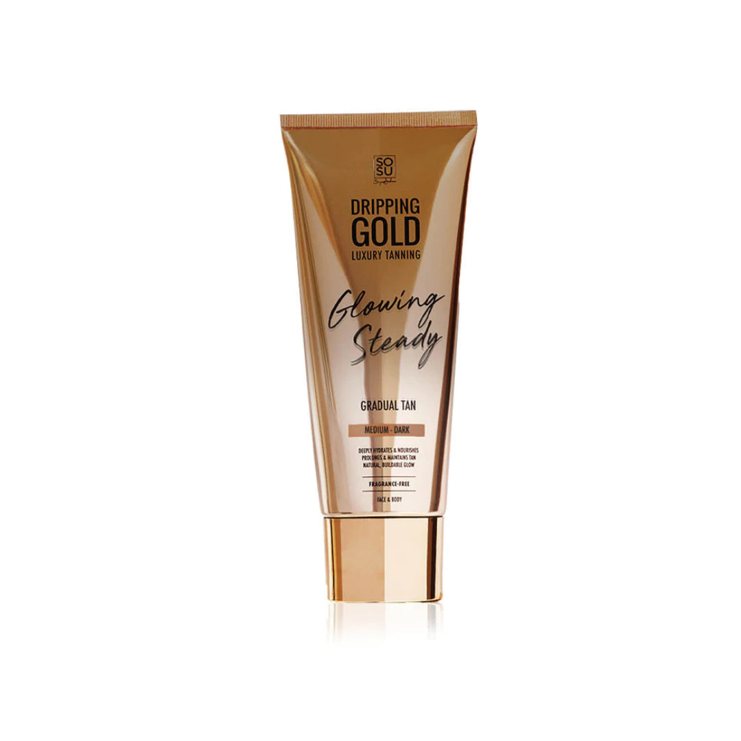 SOSU Dripping Gold Glowing Steady Gradual Tan