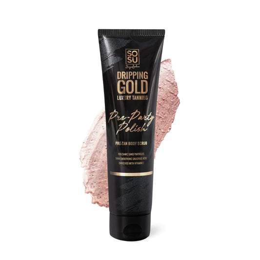 sosu dripping gold pre party polish body scrub